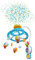 VTech - Lumi Mobile Nuit Étoilée, Mobile Musical Lit Bébé avec Télécommande, 4 Animaux en Peluche, Projection au Plafond, Musique Douce et Sons de la Nature, Cadeau de Naissance - Contenu en Français