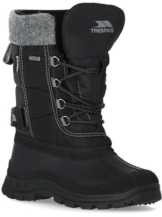 Trespass Herren Strachan Schneestiefel, Schwarz, 39 EU