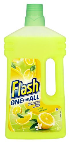 Flash All Purpose Liquid Fresh Lemon 1 Litre (Pack of 6)