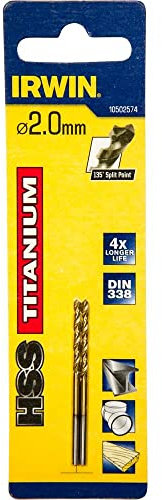 IRWIN IRW10502574 TiN Coated & Cobalt Jobber Drills