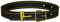 Kerbl Glockenriemen PE, 1 Dorn, mit Schnur, schwa/gelb 40mmx65cm