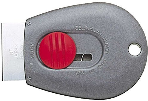NT Cutter 489689 Grattoir 2 en 1, Gris/argent