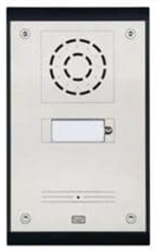 2 N Institut 9153101 Türkommunikations-porte-telefonillo (115 x 39 x 193 mm schwarz silber)