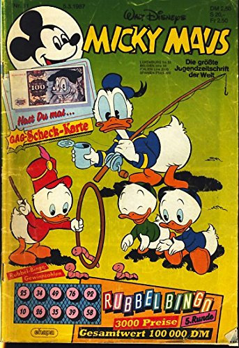 Micky Maus Heft 11 von 1987 Original. Kein Nachdruck.