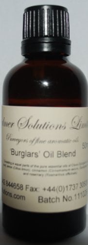 Calmer Solutions | Burglar's Blend - 50 ml | 100% Natural Essential Oils | Professional or Home use | Diffusers, Humidifiers, Candles & More