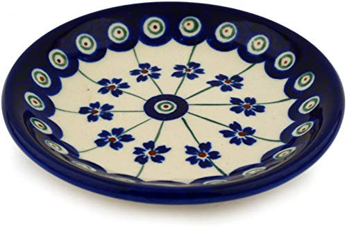 kleiner Original Bunzlauer Keramik Teller (Untertasse) Ø11,6 cm Dekor 166a