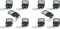 GC GLOBALCOMMERCE Telecomando per cancello automatico, Unniversale a 433,92 mhz, Confezione da 10