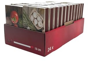 Camino Streichhölzer 10 Schachteln - Zündhölzer 10 cm - 500 lange Streichhölzer für Kamin und Kerzen, premium Streichholzschachteln, Matches, Motiv Kräuter Art. 1532 (10)