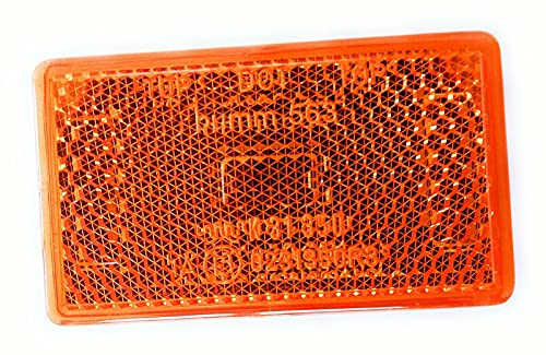 Seitenstrahler - gelb - Abmessung: 61x36mm - selbstklebend - mit Prüfzeichen