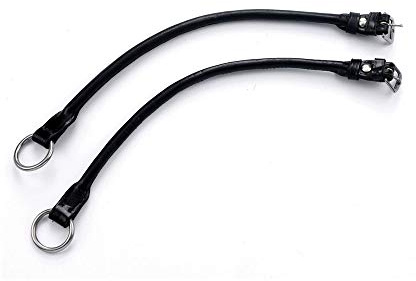 Hy Black Gag Cheeks - Horse/Pony Bridle Parts & Spares