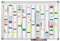 Maul Jahresplaner 90 x 60 cm, Whiteboard 12 Monate, Wochentageinteilung, Magnetisch, Alu-Rahmen 6496484
