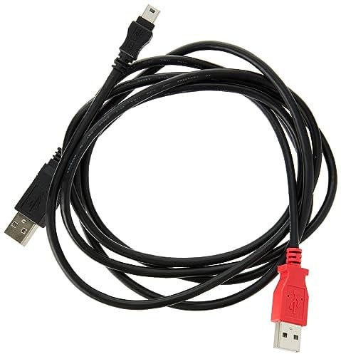 StarTech.Com Cavo a Doppia Alimentazione per Disco Rigido Esterno HDD a Splitter Y, Cavo USB a a Mini B da 1.8 m
