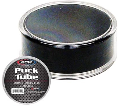 BCW 1-PT Runde Hockey Puck Ständer Halter Tube