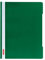 Herlitz Schnellhefter A4 - Quality, Polypropylen-Folie, Glasklar mit Beschriftungsstreifen, grün 1 Stück