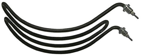 Potis Heizkörper für Drehgrill E1, E2, E3 1300W 230V Länge 270mm Breite 92mm Höhe 80mm Anschluss M4 Anschlusslänge 13mm M14x1,5