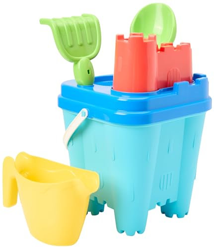 Jeu de plage Ecoiffier Seau garni château fort 18,5 cm