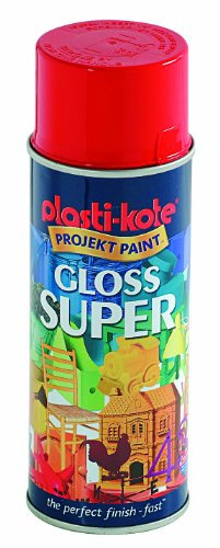 Plastikote 400ml Super Spray Paint, Gloss Orange