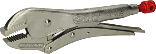 KS Tools 115.1502 Gripzange, gerade Backen, 45,5mm, L=225mm