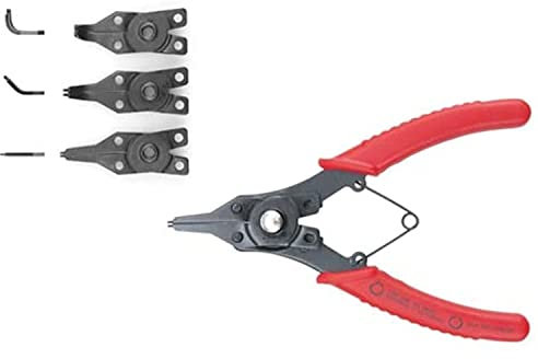CIRCLIP PLIERS SET INTEXT HEADS 160MM