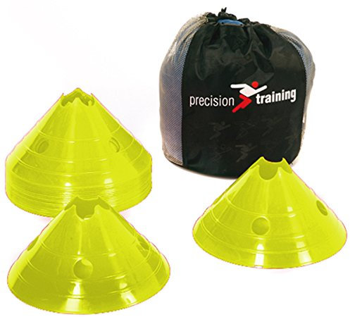Precision Giant Saucer Cone Set (20 Yellow Cones)