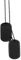 Mil-Tec US ERK.Marken-Satz SCHW. M.Silencer