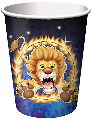 Pappbecher Zirkus-Manege 8er Pack