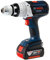 Bosch GSB 18-V-LI - Taladro (Ión de litio, 18V, 4 Ah, Negro, Azul)