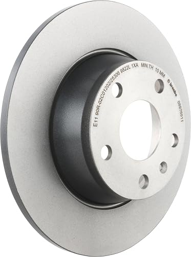 Brembo 08.9769.11 Hintere Bremsscheibe mit UV Lackierung, Anzahl 2 | Kompatibel mit: AUDI TT, TT Roadster