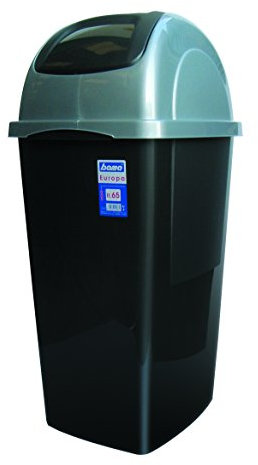 Bama Europa Poubelle, Anthracite, 65 L