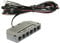 JungesLicht Mini AMP 6-Fach Verteiler für LED Lampen, Möbelleuchten, Trafos, LED Stripe, 12Volt Anschluss