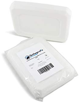 Seifenprofis Gießseife Rohseife Glycerinseife - Weiß/Opak - 1 kg