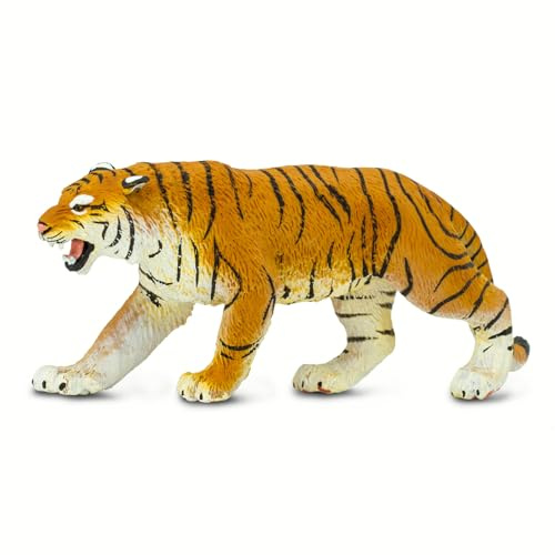 Safari Ltd. Bengal Tiger Toy Figurine - Realistic, Hand-Painted 6 Model Figure - Safe, Educational Toy for Boys, Girls & Kids Ages 3+