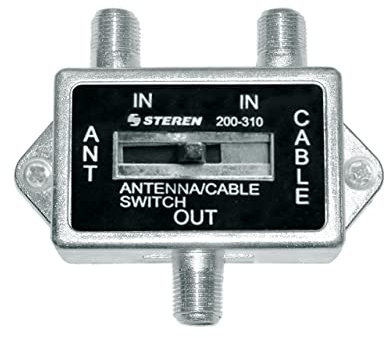 Steren - Antenna switch - 2 x Coax - desktop