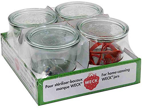 4-24 Tarros de cristal en diferentes tamaños y formas Weck