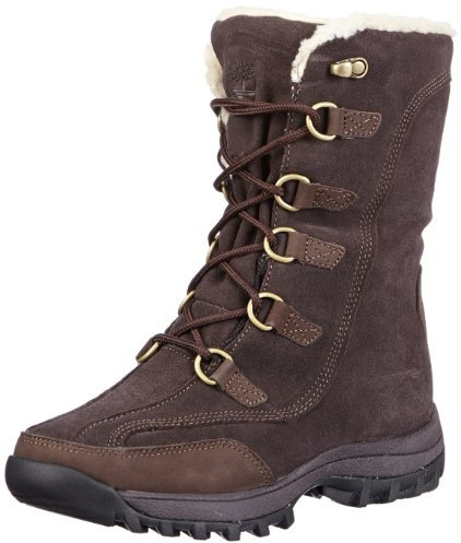Timberland FTW_Canard Resort 10in WP Boot, Stivali da Neve Donna, Marrone (Braun (Dark Brown Suede), 41