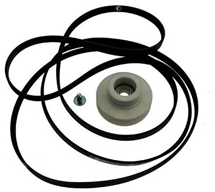 Ensemble courroie 1965H6 + poulie (reducteur) d'origine Sèche-linge 57X0545, 57X2507 BRANDT