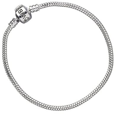 Harry Potter Armband 20 cm silberfarben, aus Metall, auf Backerkarte.