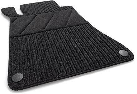kh Teile Fußmatten/Rips Automatten Original Qualität, Ripsmatten Fahrermatte schwarz mit Absatzschoner