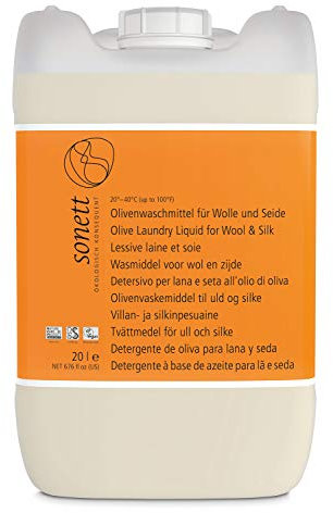 Sonett Olivenwaschmittel für Wolle und Seide, 20 Liter