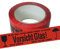 Paketband 6 Rollen rot Vorsicht Glas Klebeband Warnband fragil Packband Paketklebeband 66m x 50mm