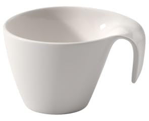Villeroy & Boch Flow Tazza, 380 ml, Porcellana Premium, Bianco