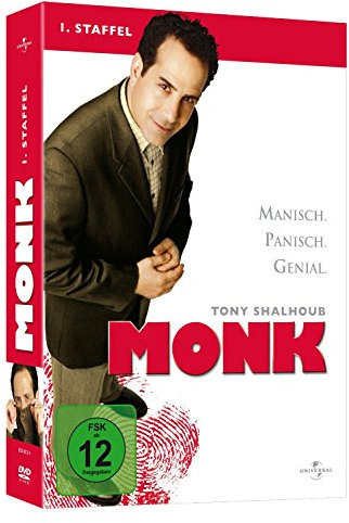 Monk Season 1 Dvd S/T Aldi Excl.