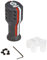 Sparco 03736AO Schaltknauf 'Settanta' , Schwarz + Aluminium/Weiß/Orange