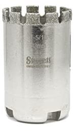 Starrett Diamond Grit Hole Saw - D0156 Ceramic and Tile Drill Cutter - For Brick Glass Marble Slate Stone Porcelain - 33mm (1.5/16 inch)