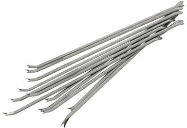 Louis Tellier N4173 Lot de 12 Curettes à Crabes/Homards, Argent