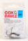 Cox & Rawle Chinu Hook – Extra Strong High Carbon Steel Hook with Forged Offset Bend - Black Nickel Finish, Up-Eye - Ideal as a Top Pennel Hook for Peeler Crab and Soft Baits (Size 2/0)