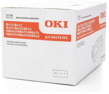 Oki Original 44574302 / B411, für B 412 DN Premium Trommel, Farblos, 25000 Seiten
