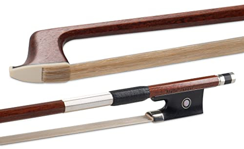 GEWA Violinbogen Fernambukholz 4/4, kantige Stange, gute Qualität, gestempelt Atelier Jäger