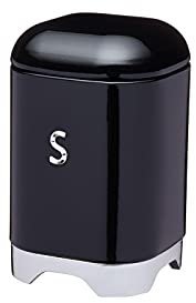 KitchenCraft Lovello Sugar Canister , 11 x 19 cm (4.5 x 7.5) - Midnight Black