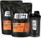 ESN IsoWhey Hardcore + gratis Shaker, 2 x 1000 g, Chocolate, bis zu 26 g Protein pro Portion - made in Germany